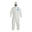 Tyvek 400 TY127S Disposable Chemical Resistant Coveralls w/ Zipper Closure, White, 3X-Large (Pack of 25)