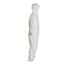 Tyvek 400 TY127S Disposable Chemical Resistant Coveralls w/ Zipper Closure, White, Large (Pack of 25)