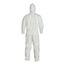 Tyvek 400 TY127S Disposable Chemical Resistant Coveralls w/ Zipper Closure, White, Large (Pack of 25)