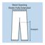 Tyvek 400 TY350S Pants, Open Ankles, Elastic Waist, White, 4XL (Pack of 50)