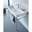 Metal Console Happy D. 2 For Washb. 231810 Heigh Adj.Chrome