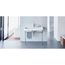 Metal Console Happy D. 2 For Washb. 231810 Heigh Adj.Chrome