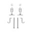 Half-pillar Mounting (white)