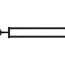 Starck T Towel Rail (Matte Black)
