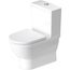 Toilet Close-coupled Starck 3 (white) Vario Outlet Washdown US Version gb/45
