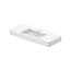 Vero 50" Ceramic Bathroom Sink w/ 3 Faucet Holes (White), 0329120087