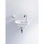 Handrinse Basin 36 Cm D-code (white) With Of With Tp Th Right Punched