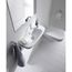 D-code 19-5/8" x 8-5/8" Bathroom Sink, Right Side Faucet (White)