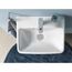 No.1 Hand Sink 17-3/4" (white) High Gloss, 1 Faucet Hole, Overflow