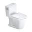 D-Neo One-Piece Elongated 1.28 Gpf Toilet, Left Hand Lever, 15-1/2" X 28" X 28-3/4", High Gloss (White), 20080100U3