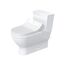 Starck 3 One-Piece Elongated Toilet, 1.28 Gpf (White), 2120010001