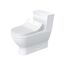 Starck 3 Elongated 1.28 Gpf One Piece Toilet To Be Used W/ Sensowash (White), 2120510001