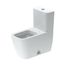 Happy D.2 One-Piece Elongated Toilet 1.32/0.92 Gpf, Dual Flush, High Gloss (White), 2121010001