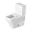 Durastyle Singleflushsiphon One-Piece Toilet, Flushing Rim, High Gloss (White), 2157010085