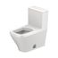 Duravit Durastyle One-Piece Elongated Toilet, 1.28 Gpf, Left Hand Lever (White), 21570100U3