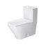 Duravit Durastyle One-Piece Elongated Toilet, 1.28 Gpf, Left Hand Lever (White), 21570100U3