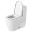 Me By Starck One-Piece Elongated Toilet, Hygieneglaze, 1.28 Gpf (White), 2185012002