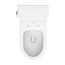 Durastyle Basic One-Piece Elongated Toilet, 1.28 Gpf, Left Hand Lever (White), 21950100U3