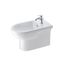 No.1 Floor-mounted Bidet, 25-5/8" (white) High Gloss, 1 Faucet Hole, Overflow