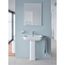 Happy D.2 25-5/8" X 19 1/2" Bathroom Sink (white)