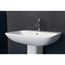 Washbasin 650mm Me By Starck (white) With Of With Tp 1 Th