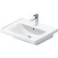 D-neo Sink 23-5/8" (white) High Gloss, 1 Faucet Hole, Overflow, No Soap Dispenser