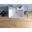 No.1 Sink 25-5/8" (white) High Gloss, Faucet Hole Platform, Number Of Faucet Holes: 1, Overflow