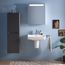 No.1 Sink 25-5/8" (white) High Gloss, Faucet Hole Platform, Number Of Faucet Holes: 1, Overflow