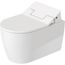 Me By Starck Wall Mounted Toilet Bowl For Sensowash Dual Flush (white) With Hygieneglaze