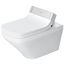 Durastyle Wall-mounted Toilet Bowl For Shower-toilet Seat (white) With Hygieneglaze