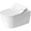 Darling New Wall-mounted Toilet Bowl For Shower-toilet Seat (white) With Hygieneglaze