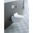 Darling New Wall-mounted Toilet Bowl For Shower-toilet Seat (white) With Hygieneglaze