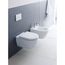 Darling New Wall Mounted Toilet Bowl Dual Flush (white)