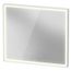 L-Cube 31-1/2" x 27-1/2" LED Lighted Mirror (White Aluminum Matte), LC7381000006000