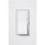 Diva Single Pole 1000W Dimmer with Locator Light (White, Clamshell Package)