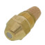 Type B Solid 80° Brass Oil Nozzle (0.60 GPH)