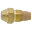 Type B Solid 60° Brass Oil Nozzle (0.75 GPH)