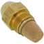 Type B Solid 80° Brass Oil Nozzle (0.75 GPH)