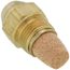 Type B Solid 60° Brass Oil Nozzle (0.85 GPH)