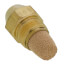 Type B Solid 60° Brass Oil Nozzle (1.00 GPH)