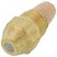 Type B Solid 80° Brass Oil Nozzle (1.10 GPH)