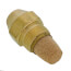 Type B Solid 60° Brass Oil Nozzle (1.25 GPH)