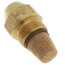 Type B Solid 60° Brass Oil Nozzle (1.50 GPH)