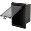 Low Profile Weatherproof InBox For New Brick Construction w/ Adapter Sleeve