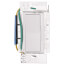 Diva Electronic Low-Voltage Dimmer Switch, 300W, Single Pole, Neutral Required, 120V, DVELV-300PH-WH, White