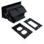 1-Gang Recessed Indoor InBox for New & Retrofit Construction (Black)