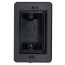 1-Gang Recessed Indoor InBox for New & Retrofit Construction (Black)