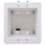 2-Gang Recessed Indoor InBox for New & Retrofit Construction (White)