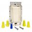Diva Single Pole 300W LV Dimmer with Locator Light (Biscuit)