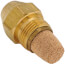 Type W All Purpose 70° Brass Oil Nozzle (0.75 GPH)